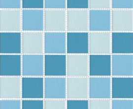 Мозаика 80051.3H Mosaic Blue-Light Blue-Aqua Blue 5x5 30x30