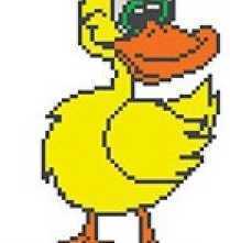 Мозаика SD-154 Porcelain Mosaic Design Duck 5x5 (300x450)