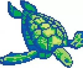 Мозаика SD-153 Porcelain Mosaic Design Turtle 5x5 (390x300)