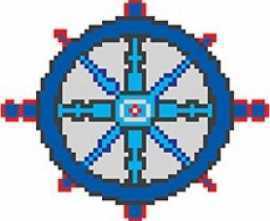 Мозаика SD-152 Porcelain Mosaic Design Rudder 5x5 (330x300)