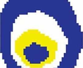 Мозаика SD100 Porcelain Mosaic Design Evil Eye Bead 1 5x5 (210x240)