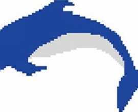 Мозаика Y345-4 Porcelain Mosaic Design Dolphin-8 5x5 (540x330)