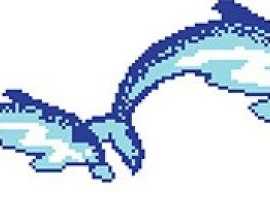 Мозаика Y345-2 Porcelain Mosaic Design Dolphin-7 5x5 (720x330)