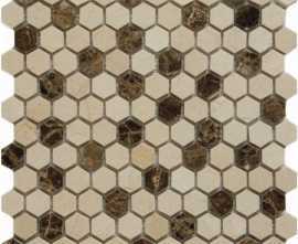 Мозаика QS-Hex027-25P/10 30,5*30,5