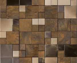 Мозаика L241716121 Metal Bronze Mini 3D Cubes 30.5x30.5