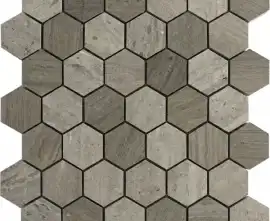 Мозаика M032-DH5 Grey Wooden 30.2x29.8