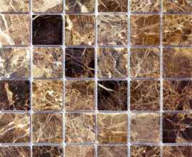 Мозаика 7M022-48P (Emperador Dark) мозаика Мрамор 48х48 305х305