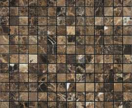 Мозаика 7M022-20P Emperador Dark Мрамор 20x20 305х305