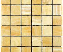 Мозаика 7M073-48P Onyx Yellow 48x48 305х305