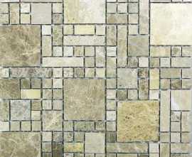 Мозаика Tetris из натурального камня 305*305