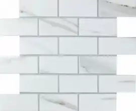 Мозаика Brick Calacatta Gold 4.5*9.5*6 28.8x29.2