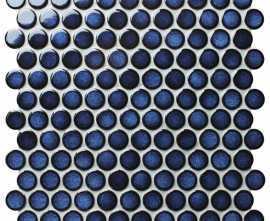Мозаика Round midnight blue 28x28x6 312x330