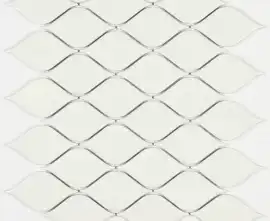 Мозаика Melany White glossy 26.4x28
