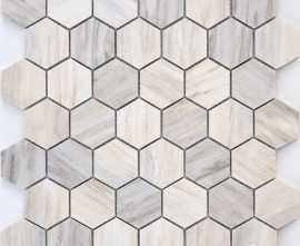 Мозаика Nuvola rosato POL hex 23x40x6 292x289x6