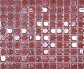 Мозаика Aura Soft Red Красный (на сетке) 31.7x31.7