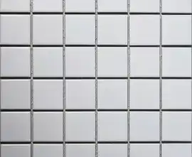 Мозаика White Matt 48x48 (ID1005) 30.6х30.6
