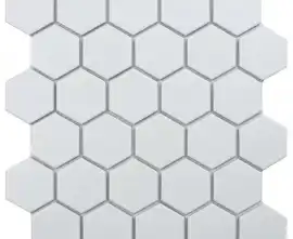 Мозаика Hexagon small White Glossy (IDL1001) 26.5х27.8