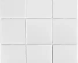 Мозаика MH33900 White Matt 97x97 300х300х6