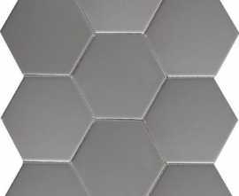 Мозаика FQ21016 Hexagon big Grey Matt 25.6х29.5