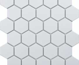 Мозаика Hexagon small White Matt (MT31000/IDL1005) 27.8х26.5
