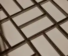 Мозаика B42-3 Мозаика зеркальная на сетке (4.2x2) 26.2x26.2