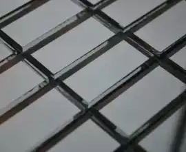 Мозаика D42 Мозаика зеркальная на сетке (4.2x2) 30.6x30.6