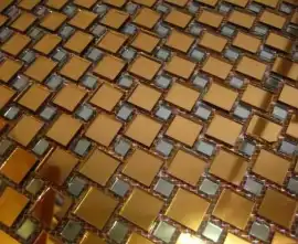 Мозаика GD20 Мозаика зеркальная на сетке (2x2+1x1) 30.9x30.9