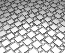 Мозаика SS20 Мозаика зеркальная на сетке (2x2+1x1) 30.9x30.9