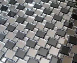 Мозаика SD20-2 Мозаика зеркальная на сетке (2x2+1x1) 30.9x30.9