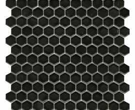 Мозаика L241713451 Air Hexagon Black Matt 27.2x30,4