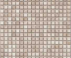 Мозаика DAO-531-15-4 Light Emperador мрамор 1.5х1.5 30х30