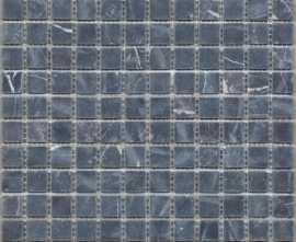 Мозаика DAO-505-23-4 Nero Marquina мрамор 2.3х2.3 30х30