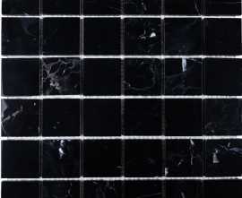 Мозаика DAO-605-48-8 Nero Marquina 4.8х4.8 30х30