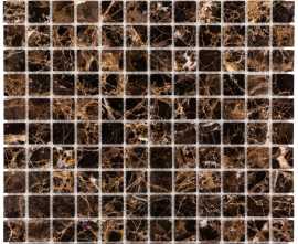 Мозаика DAO-602-23-4 Dark Emperador 2.3х2.3 30х30