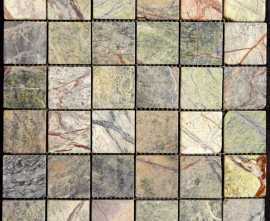 Мозаика Marble Mosaic Rain Forest Green 15*15 305*305
