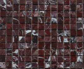 Мозаика Marble Mosaic Rosso Levanto 15*15 305*305