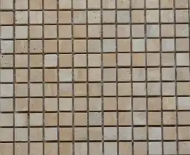 Мозаика Marble Mosaic Ivory Travertine 15*15 305*305