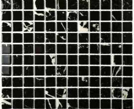 Мозаика Mia black glossy 23*23*4 300*300
