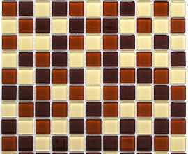Мозаика Toffee mix (стекло) 25*25 300*300