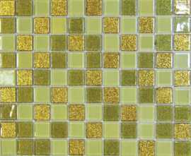 Мозаика Shine Gold (стекло) 25*25 300*300