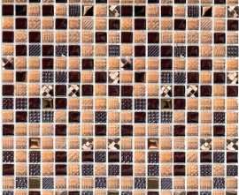 Мозаика Crystal brown (стекло) 15*15 300*300