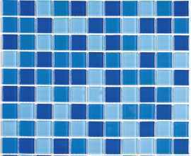 Мозаика Blue wave-2 (стекло) 25*25 300*300