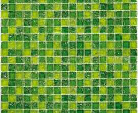 Мозаика Strike Green (стекло) 15*15 300*300