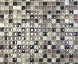 Мозаика Glass Stone-12 (стекло+камень) 15*15 300*300