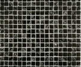 Мозаика Strike Black (стекло) 15*15 300*300