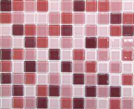 Мозаика Plum mix (стекло) 25*25 300*300