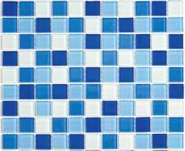 Мозаика Blue wave-3 (стекло) 25*25 300*300
