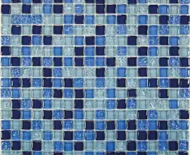 Мозаика Blue Drops (стекло) 15*15 300*300