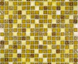 Мозаика Glass Stone 1 (стекло+камень) 15*15 300*300