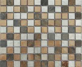 Мозаика Naturelle Alcantara Ruggine 23x23 30.5х30.5